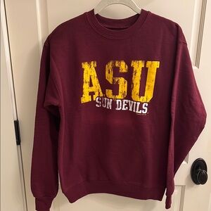 ASU hanes crew neck sweatshirt